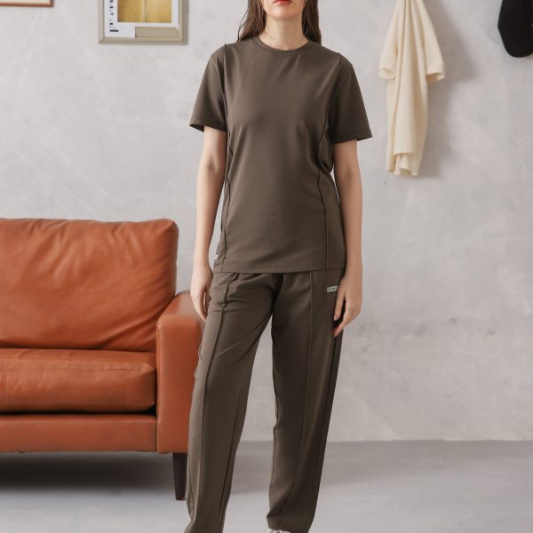 WOMEN HAZELNUT PINTUCK TRACKSUIT