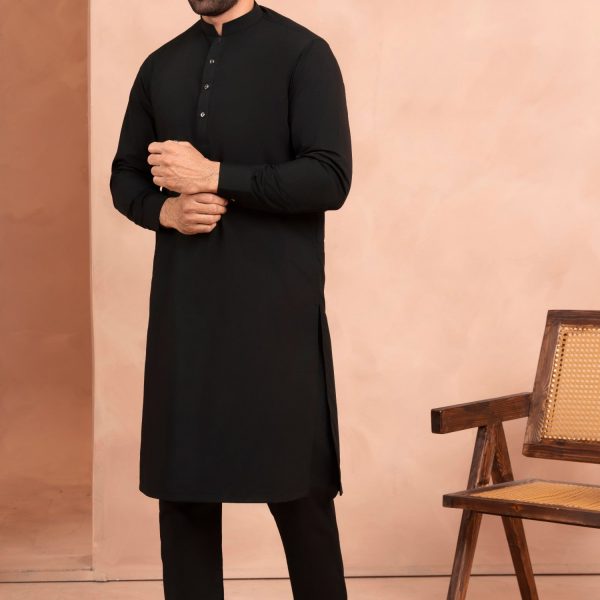 Raven Black Kurta Trouser